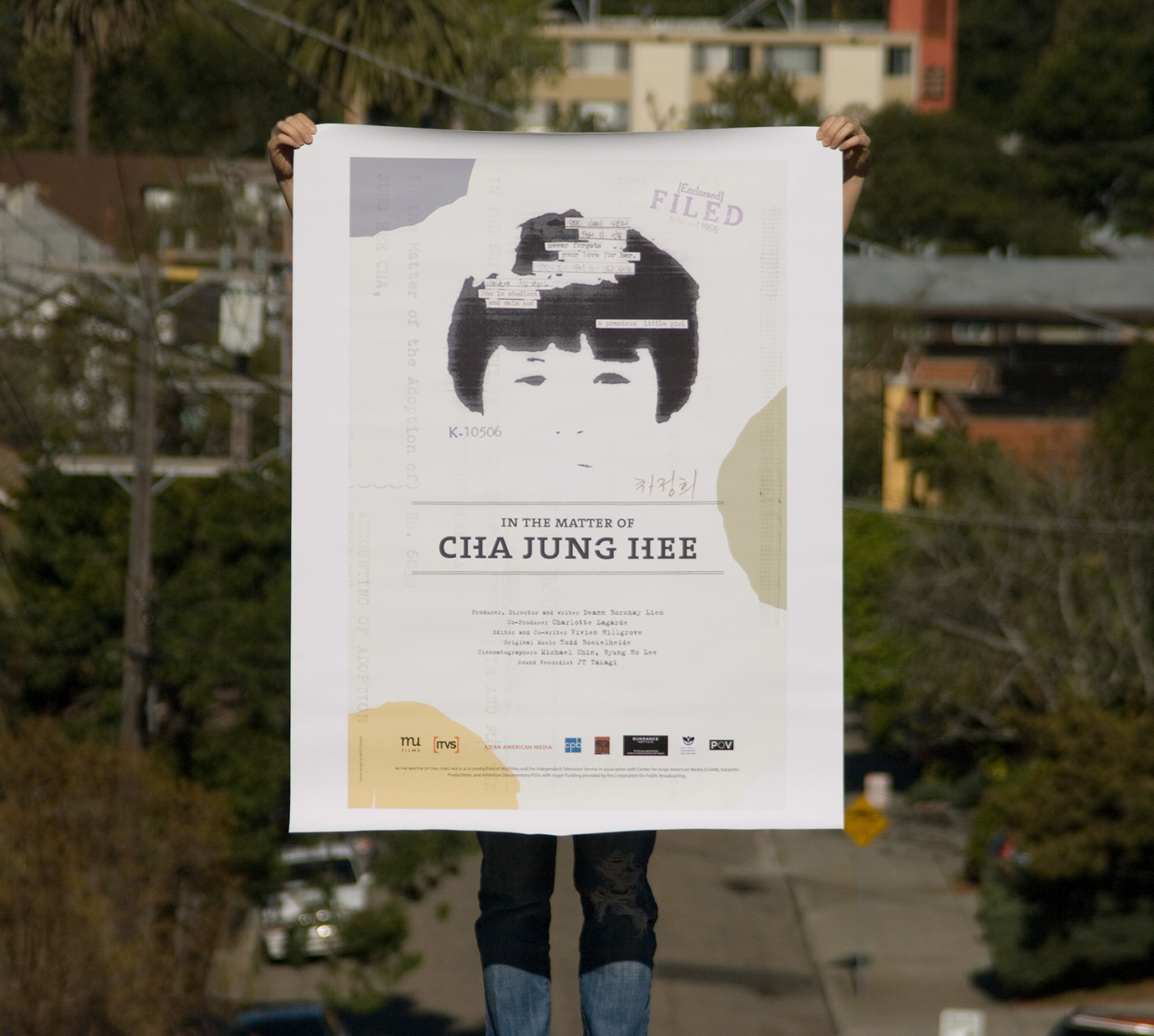 matter of cha jung hee poster design