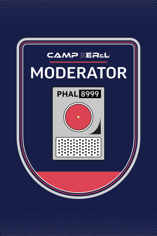 Camp ERL Moderator Poster Design