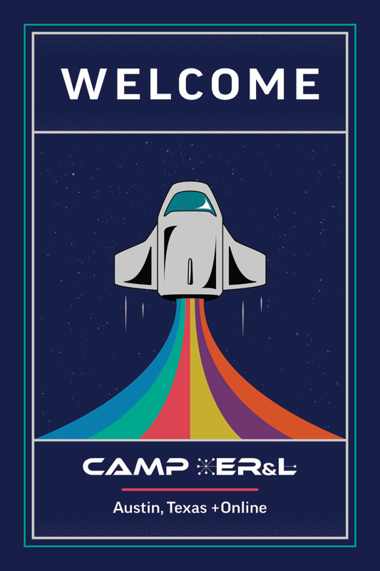 Camp ERL Welcome Poster Design